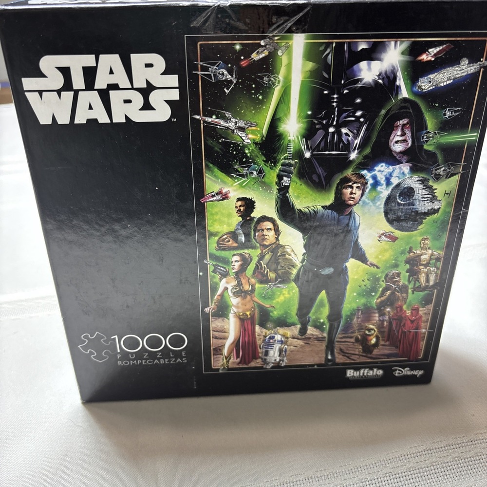 Star Wars 1000 Pc Puzzle 27"x20" Disney Buffalo Games No. 10600 Luke Darth NEW